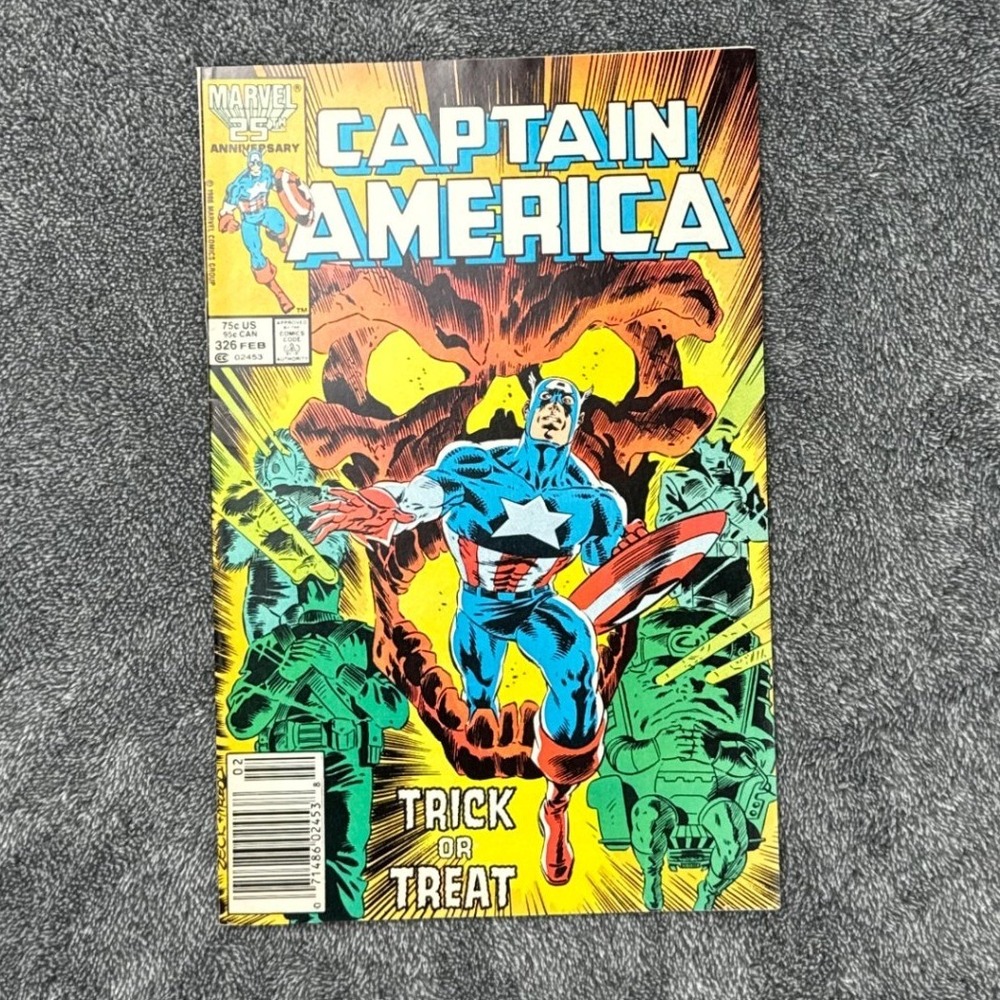 Captain America 326 Feb 1987 Marvel 25th‎ Anniversary Mike Zeck Cover MODOK